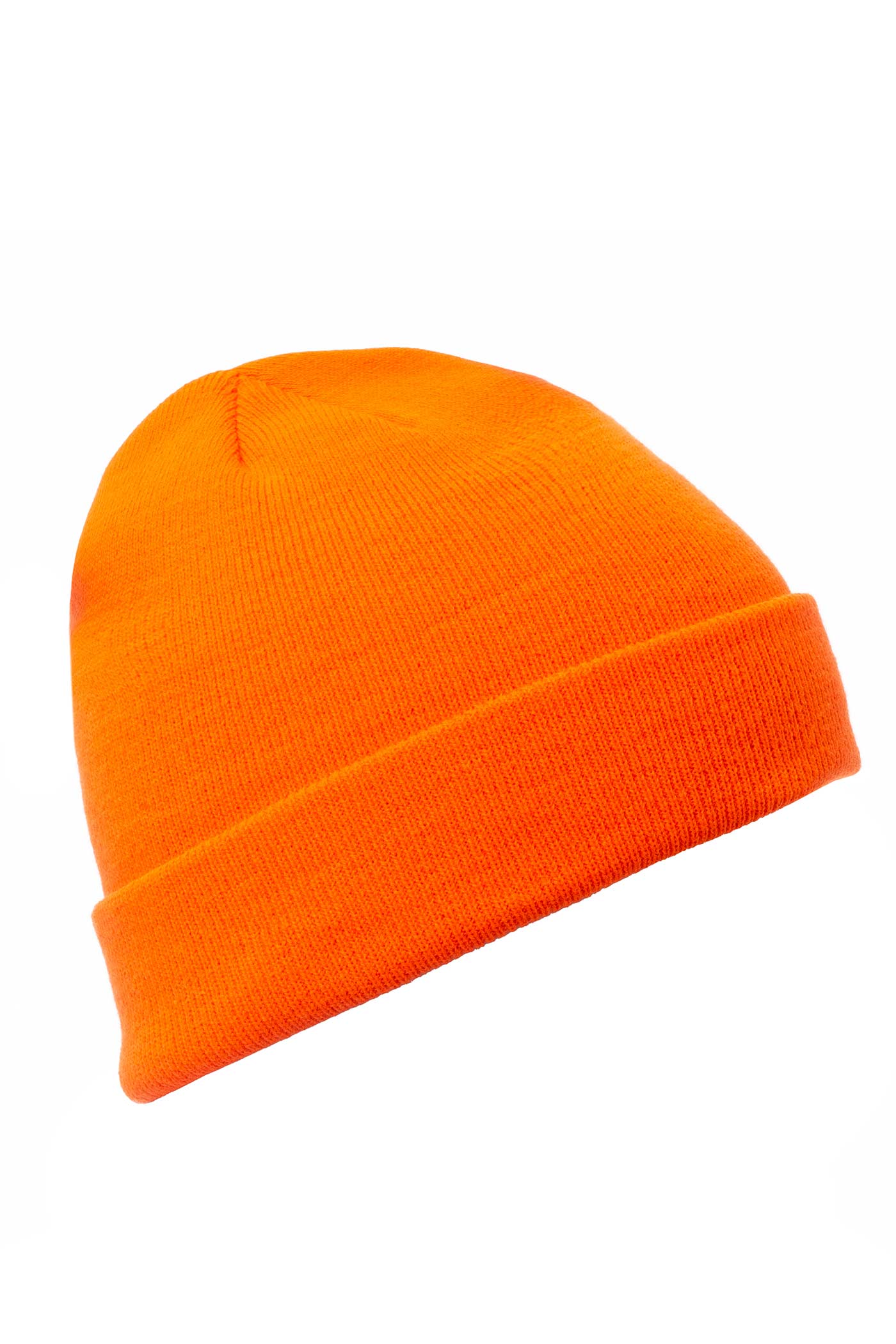 Unisex Beanie Strickmütze für den Winter für Arbeit und Freizeit in Orange