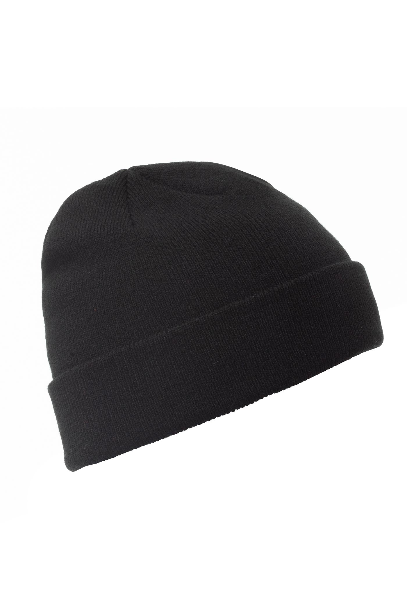 Unisex Beanie Strickmütze für den Winter für Arbeit und Freizeit in Schwarz