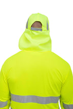 Arbeitscap Warnschutz mit verstellbarem Klettverschluss in Gelb