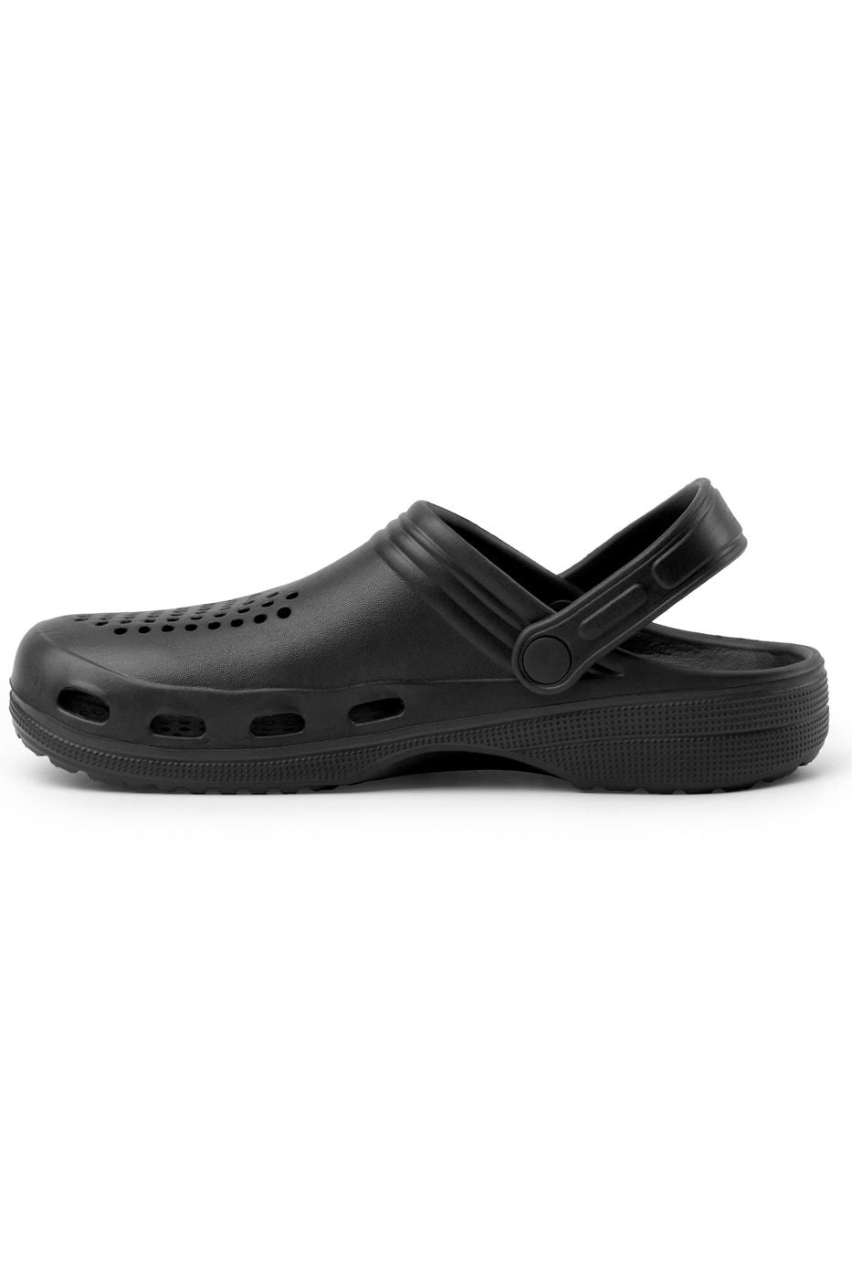 Gartenschuhe Gummiclogs Clogs Unisex in Schwarz