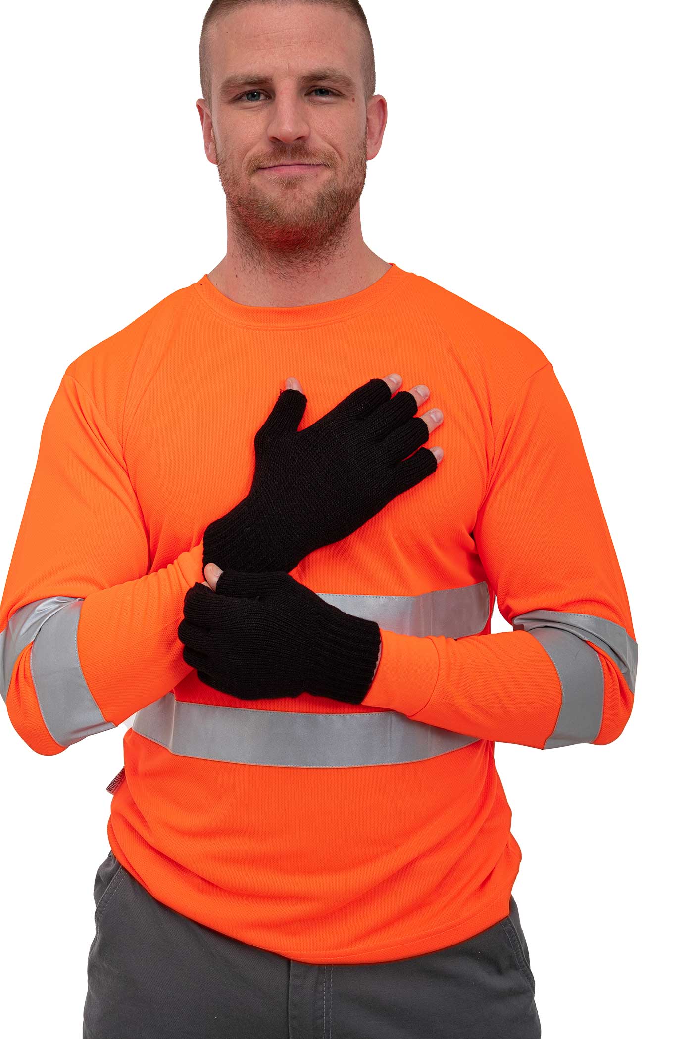 Unisex Handschuhe für die Arbeit Schwarz
