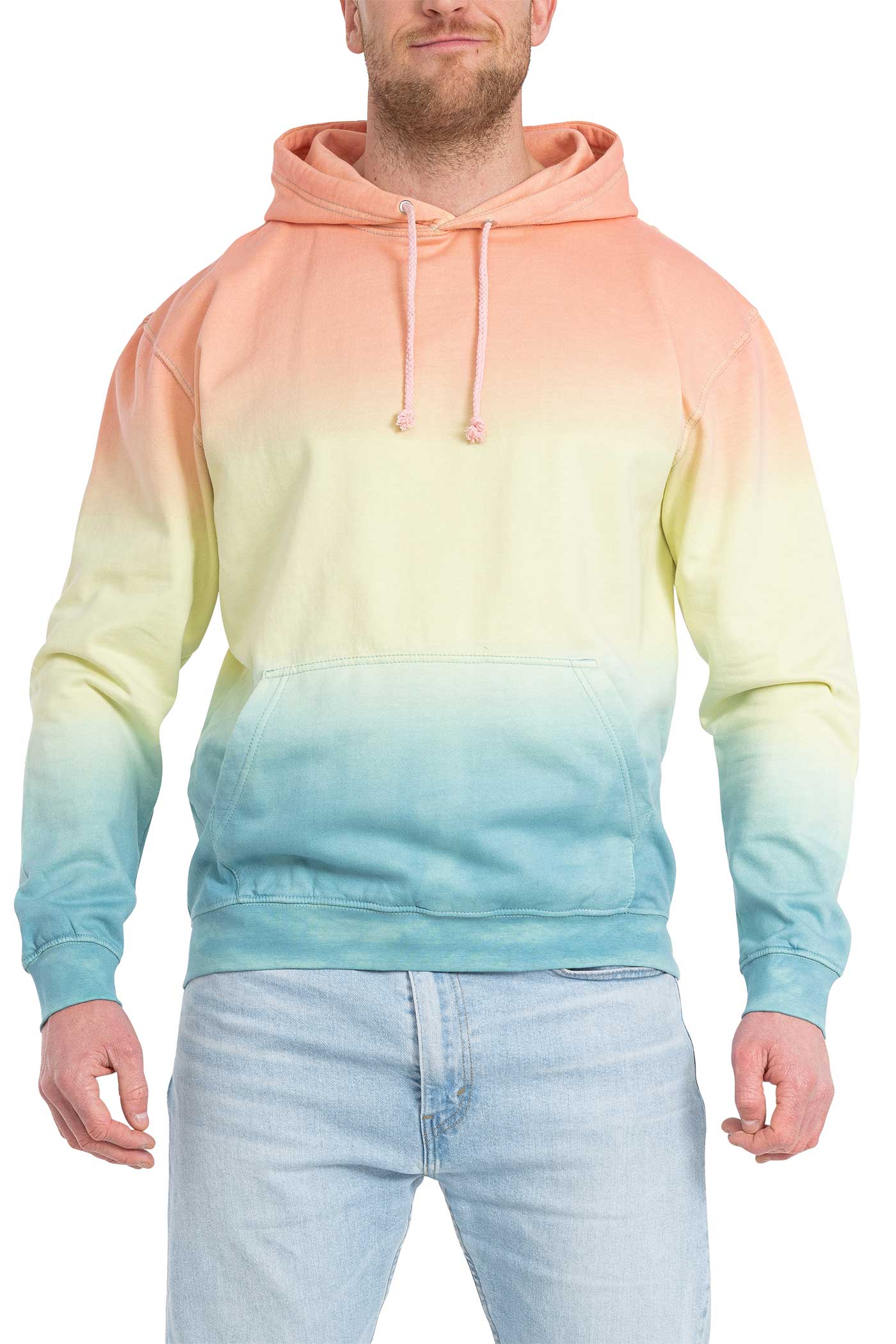 Unisex Pullover mit Musterung in Pastelfarben