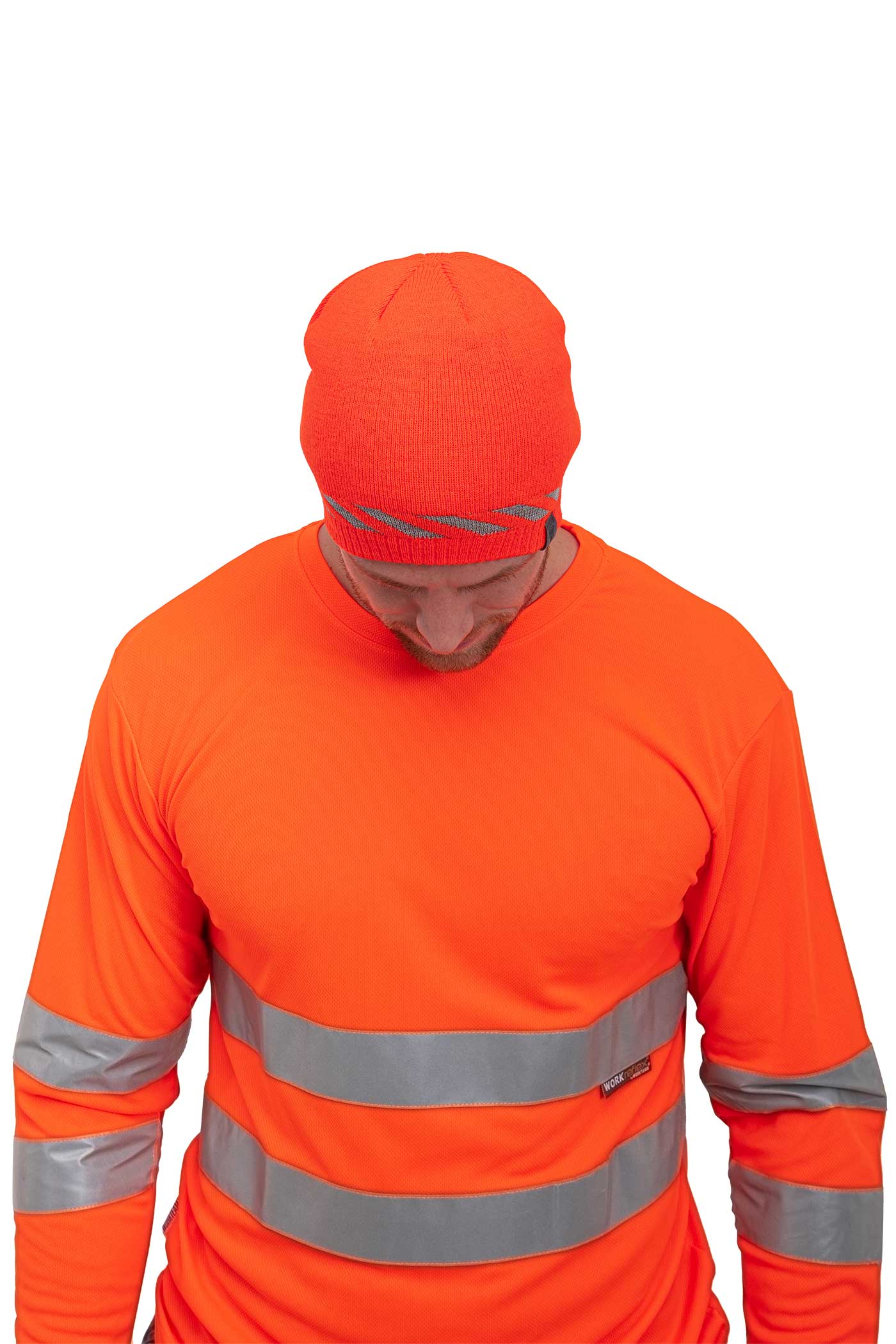 Unisex Warnschutzmütze Orange