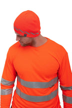 Mütze für sicheres Arbeiten Warnschutz in Orange