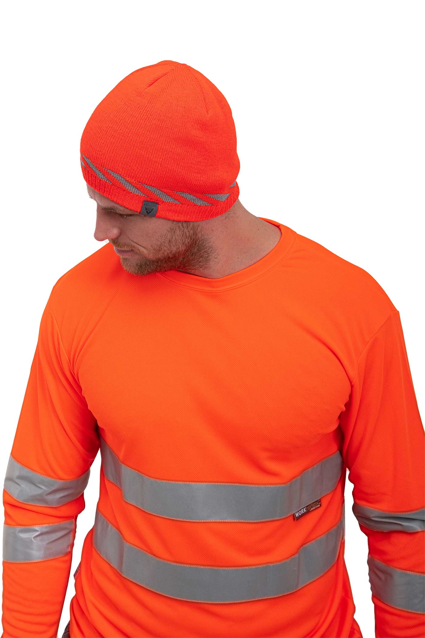 Mütze für sicheres Arbeiten Warnschutz in Orange