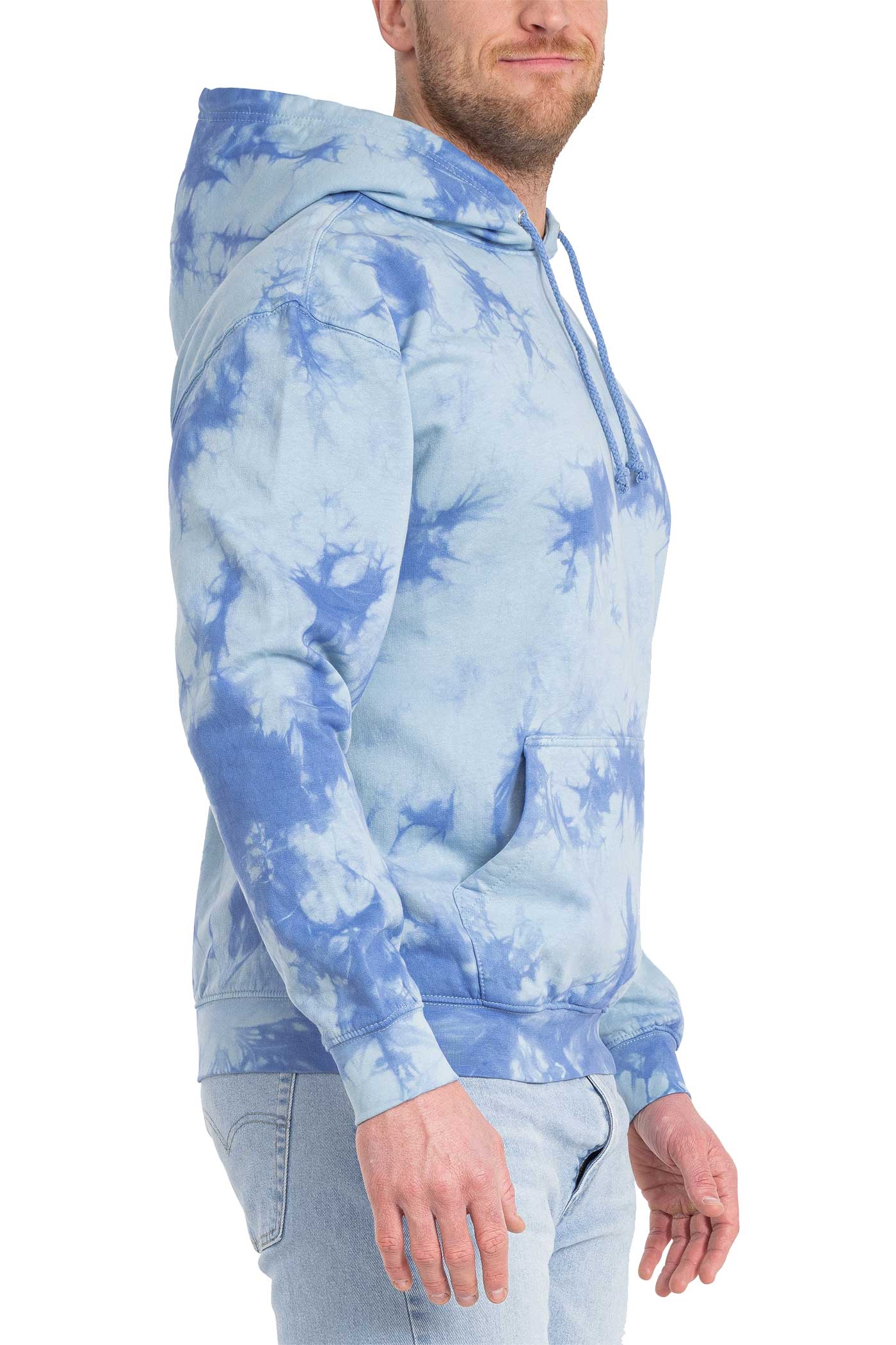 Unisex Kapuzenpullover Blau