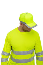 Unisex Basecap Warnschutz Gelb