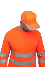 Unisex Basecap Warnschutz Orange