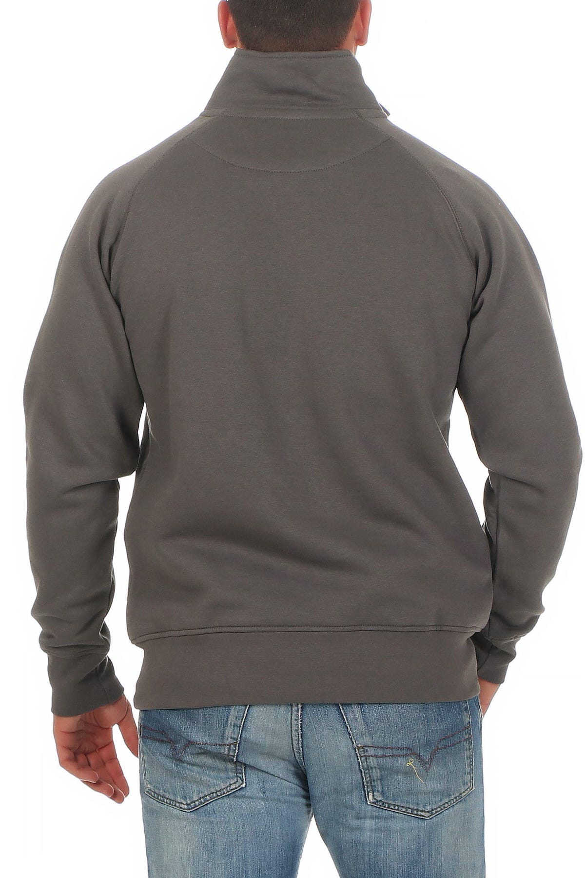 langlebiger Pullover für Männer Freizeit Arbeit in Anthrazit