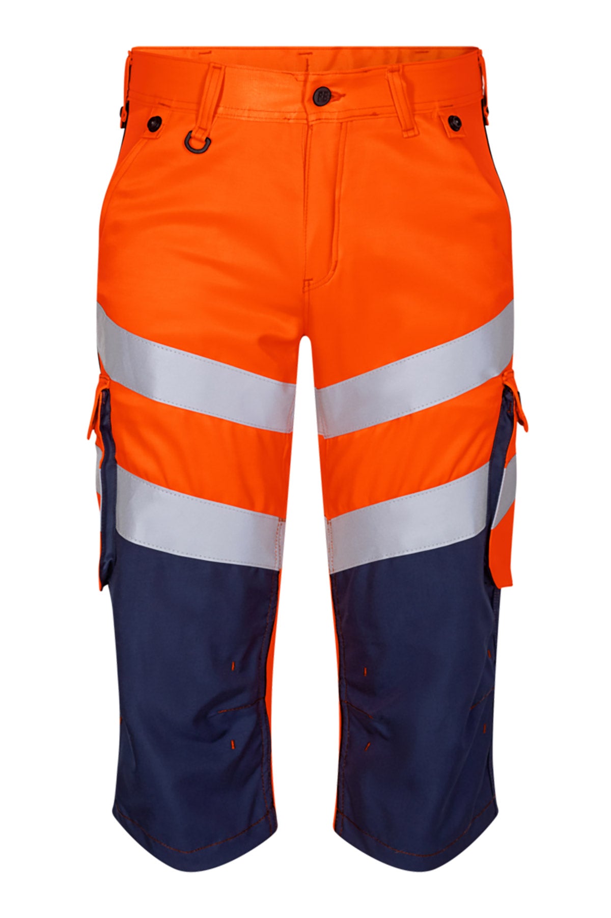 Herren 3/4 Warnschutzhose Safety Light