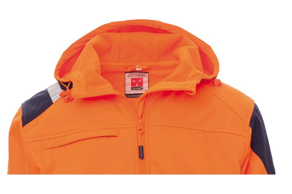 Atmungsaktive Herren Warnschutzjacke bis 40° waschbar