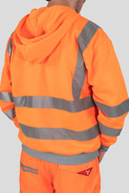 Warmer Arbeitspullover Orange