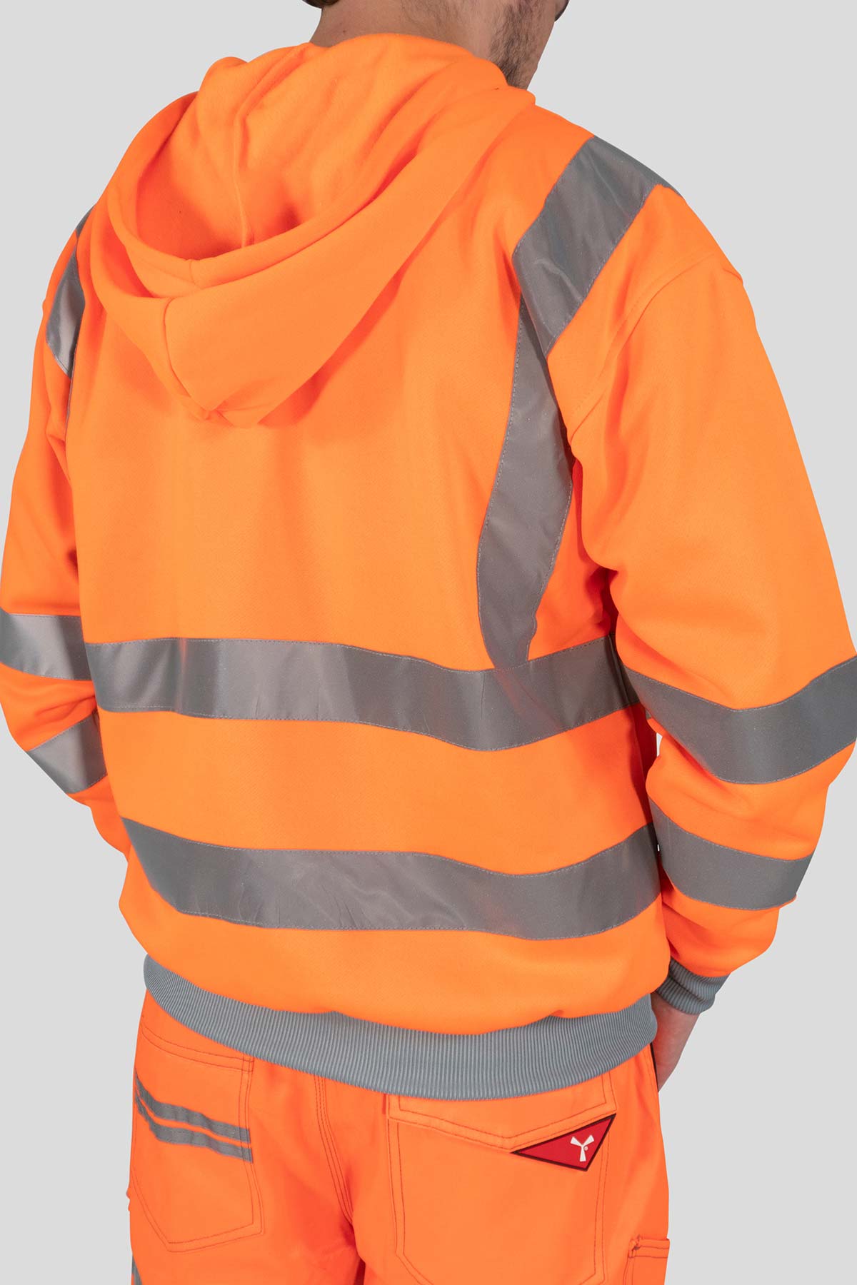 Warmer Arbeitspullover Orange