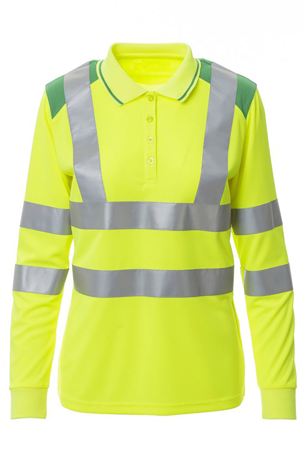 Langarm Poloshirt Warnschutz