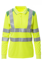 Langarm Poloshirt Warnschutz