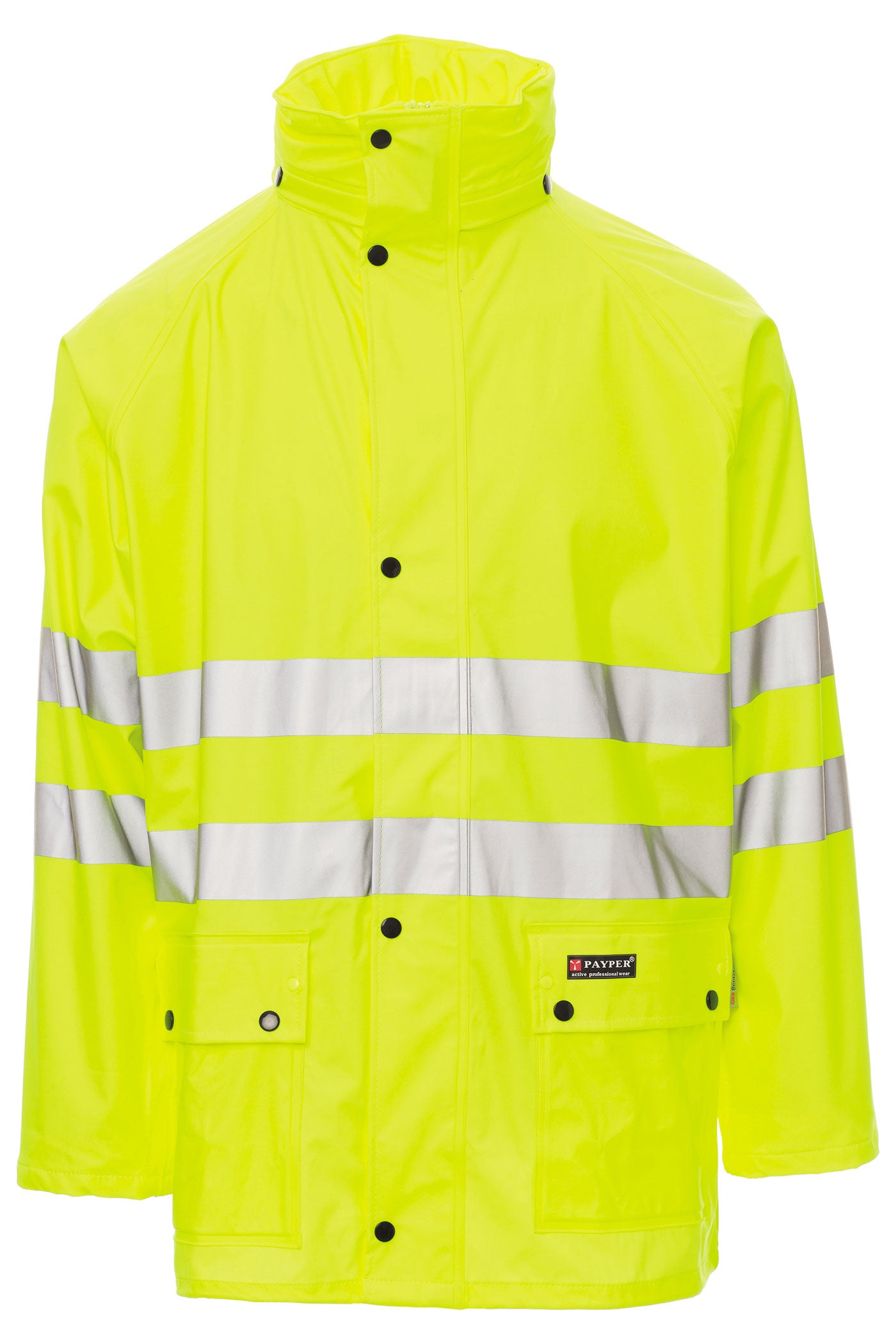 Regenschutzjacke Herren Warnschutz Gelb