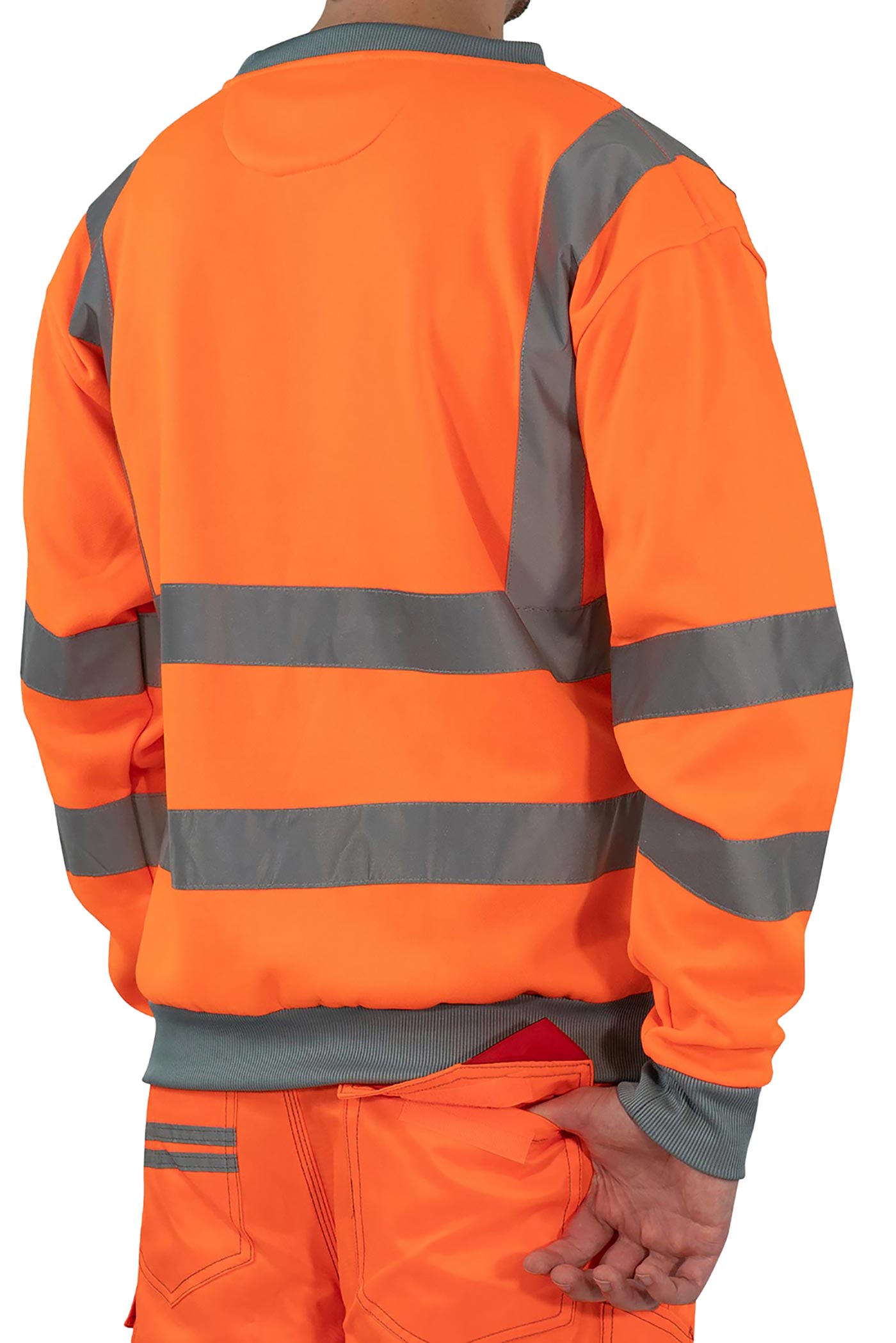 Arbeitspullover für Männer Warnschutz Orange