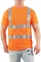 Herren Bauarbeiter T-Shirt Orange