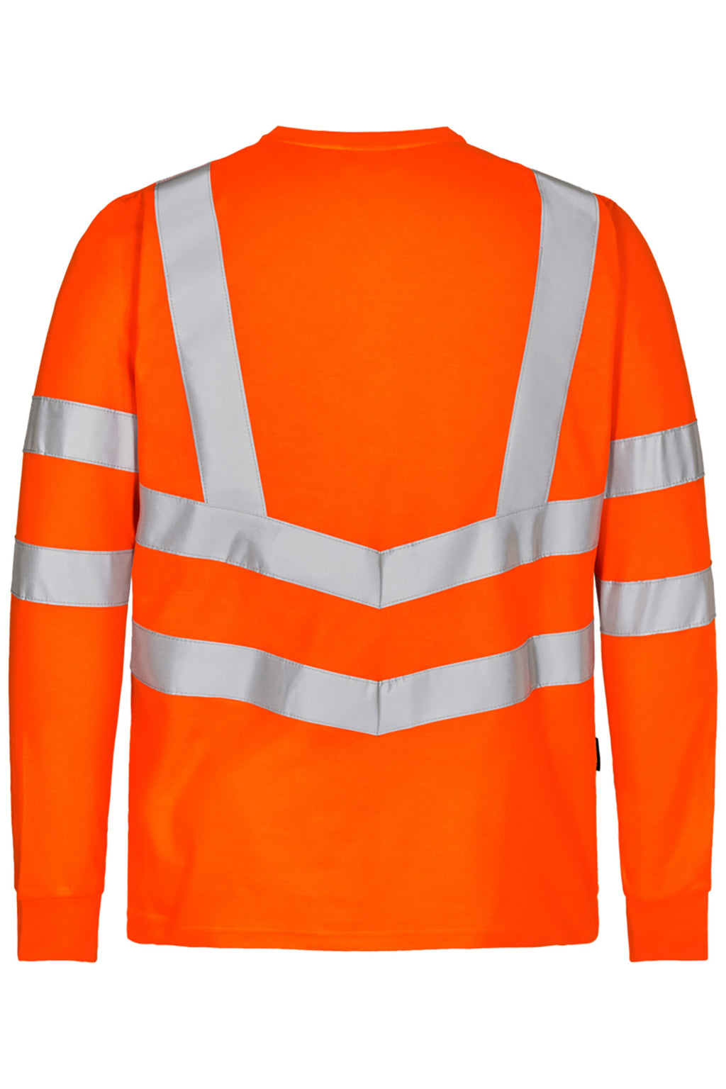 Herren Warnschutz Langarmshirt mit Knopfleiste