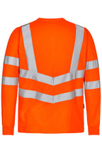 Herren Warnschutz Langarmshirt mit Knopfleiste