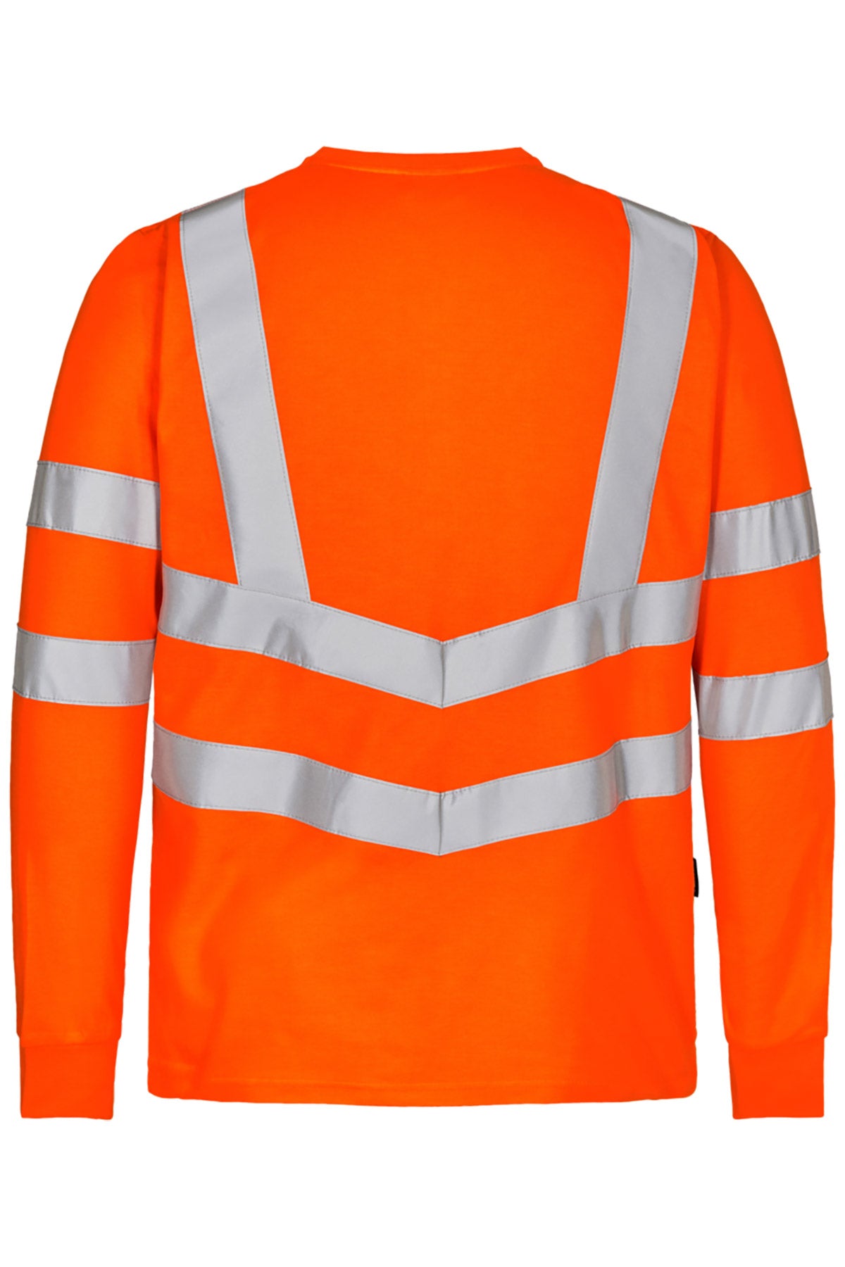 Herren Warnschutz Langarmshirt mit Knopfleiste