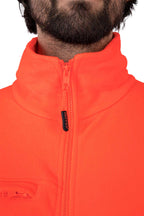 Arbeitsjacke Fleecetroyer Orange
