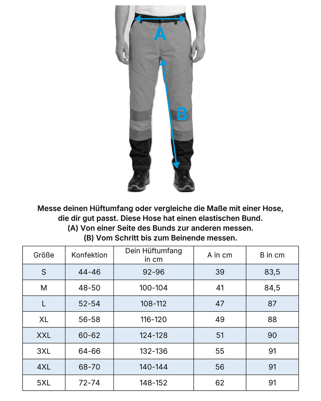 Herren Warnschutzhose Charter