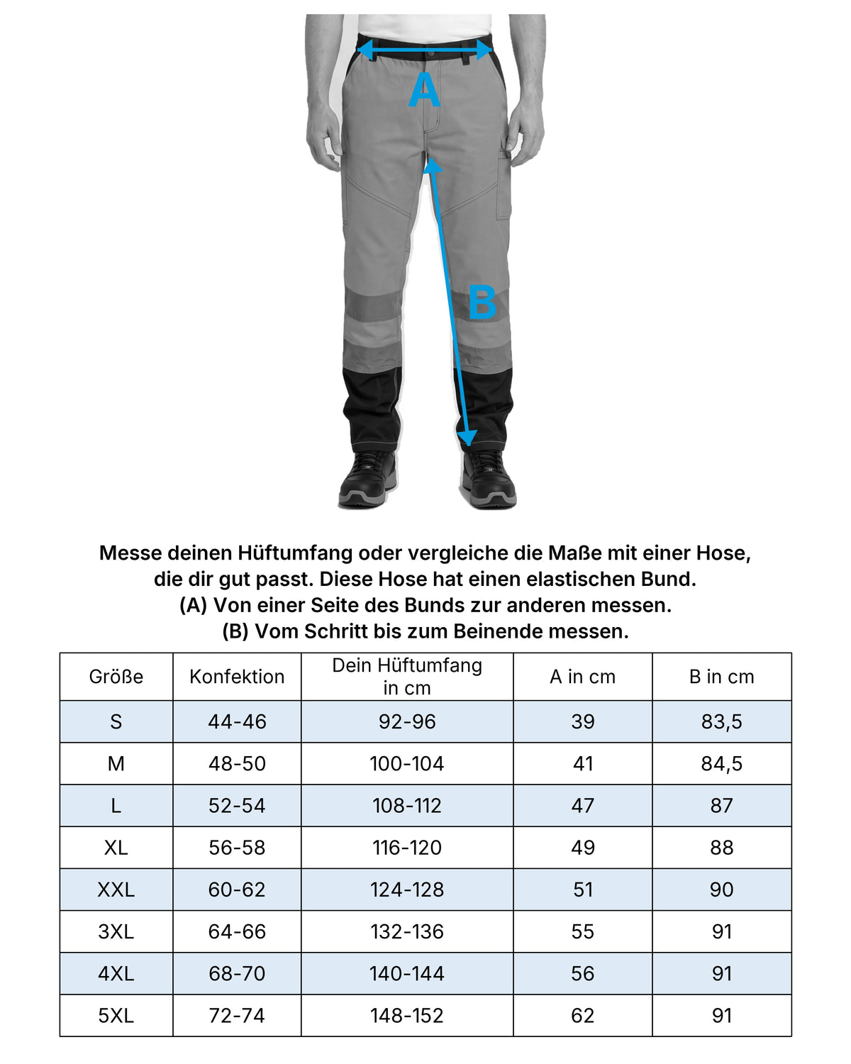 Herren Warnschutzhose Charter