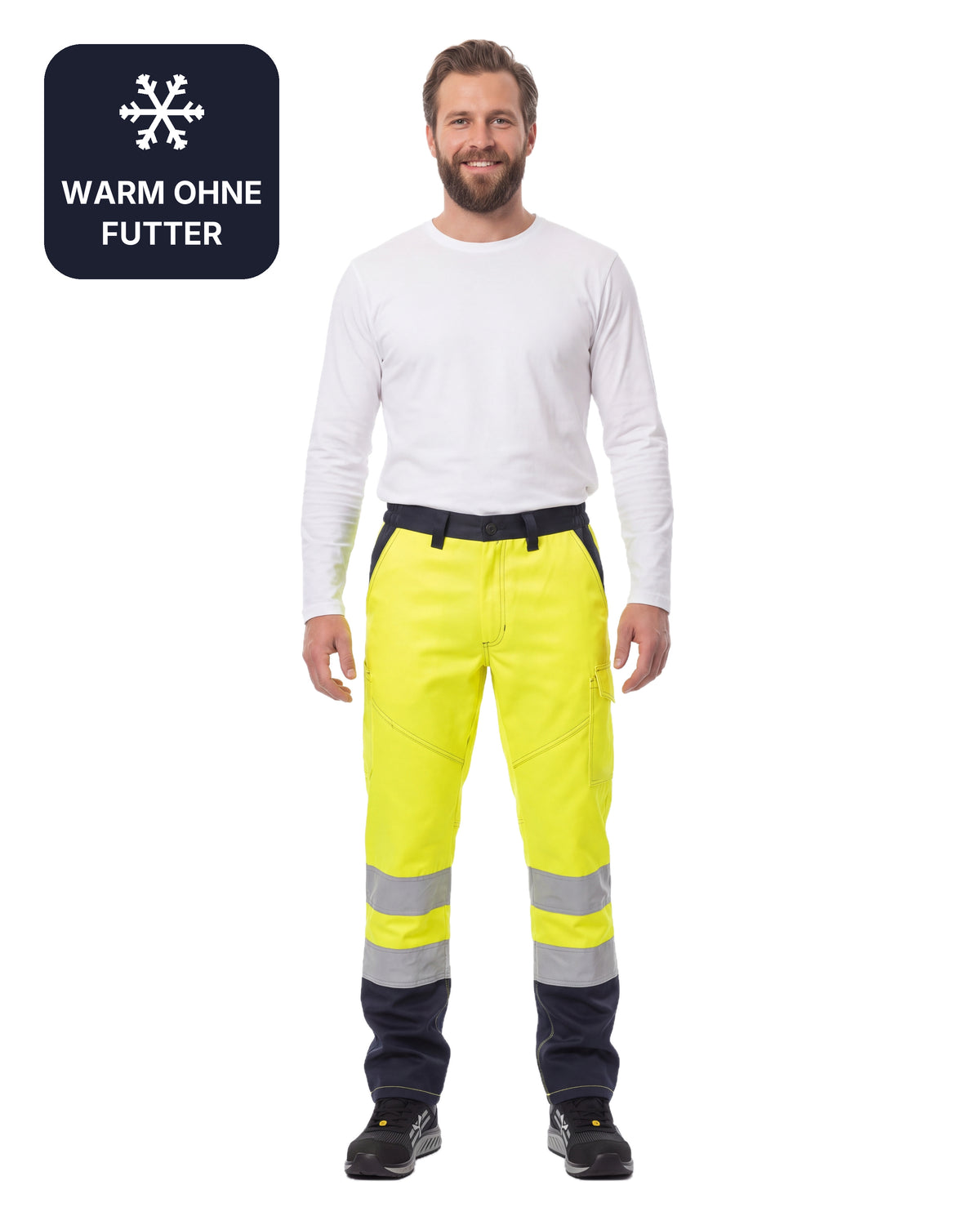 Herren Warnschutzhose Winter Charter
