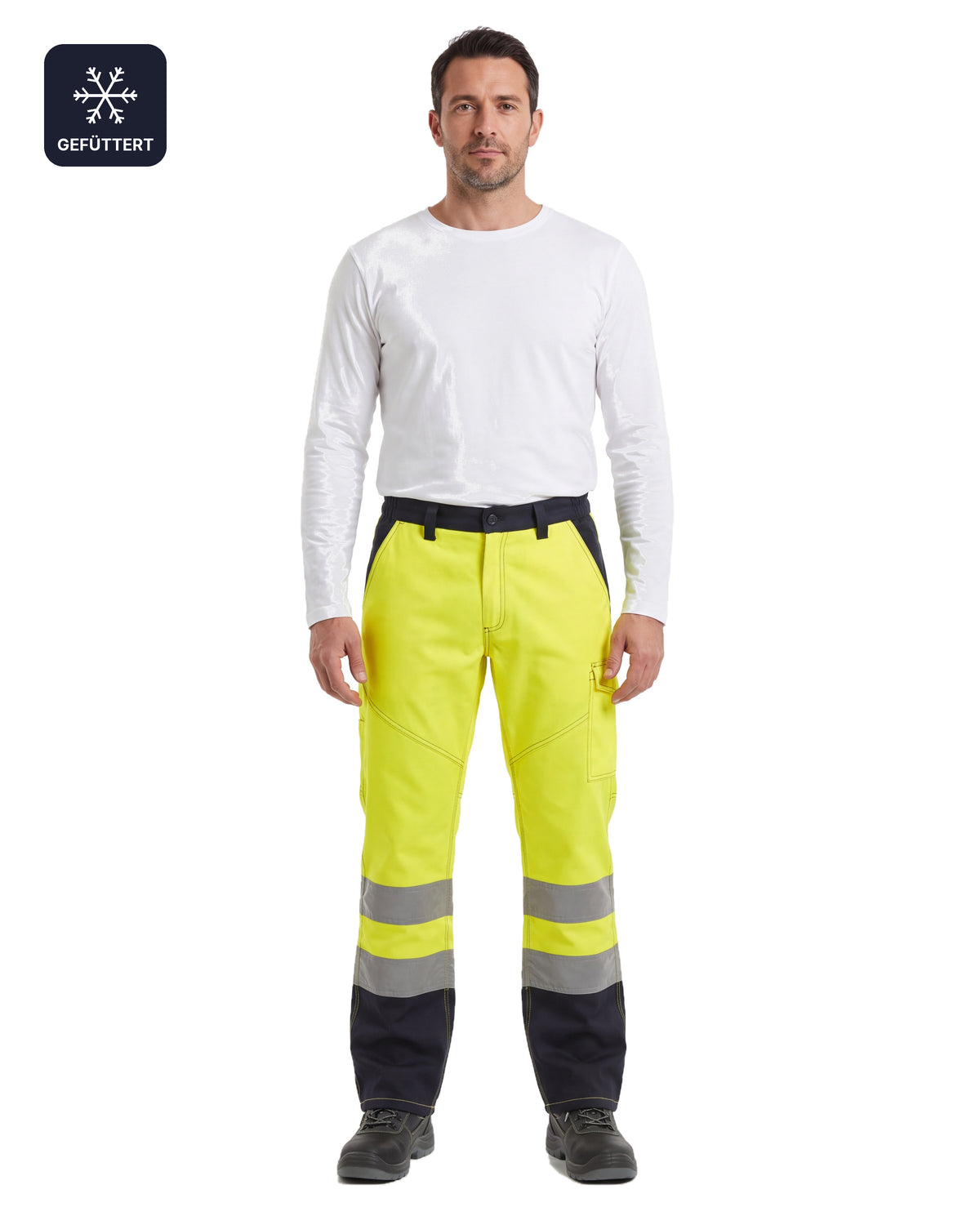 Herren Warnschutzhose gefüttert Charter Polar