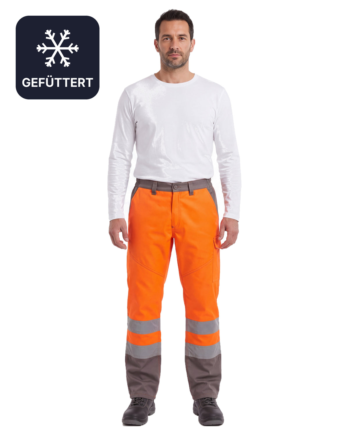 Herren Warnschutzhose gefüttert Charter Polar