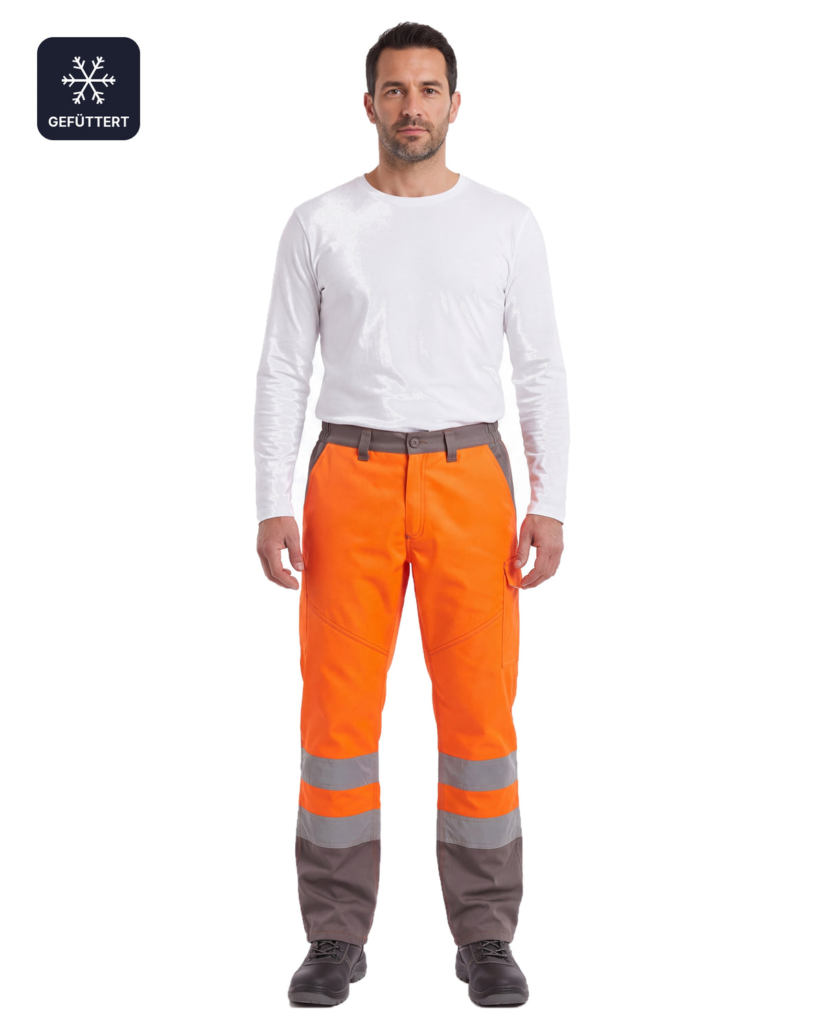 Herren Warnschutzhose gefüttert Charter Polar