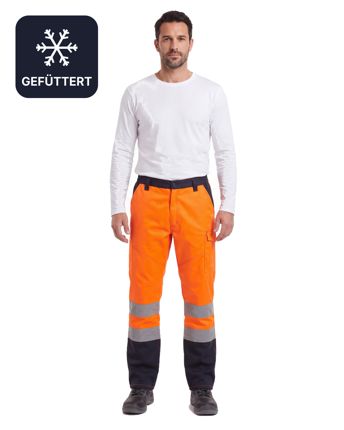 Herren Warnschutzhose gefüttert Charter Polar
