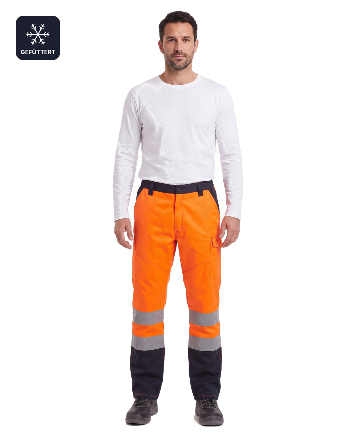 Herren Warnschutzhose gefüttert Charter Polar