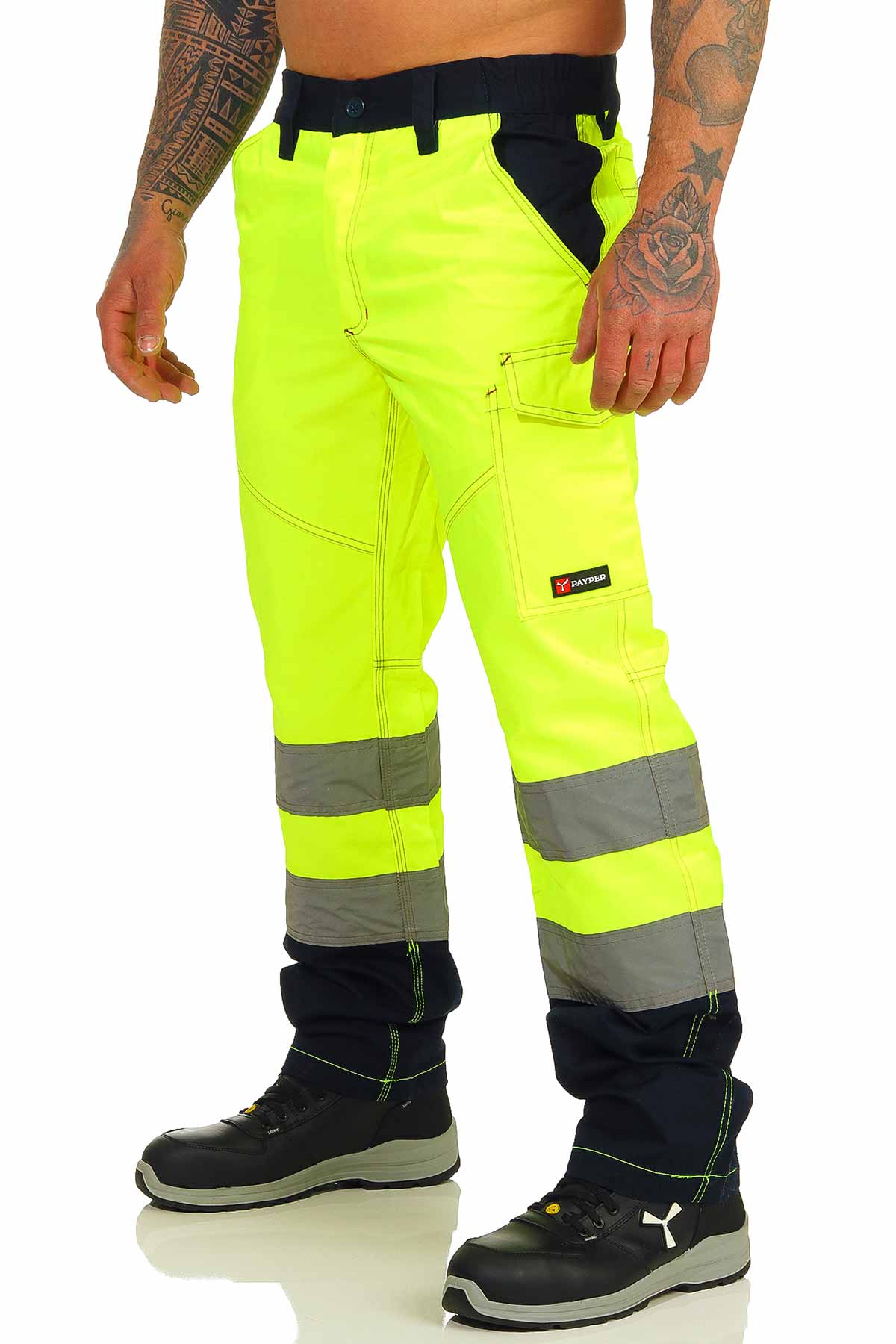 Warnschutzhose in Gelb