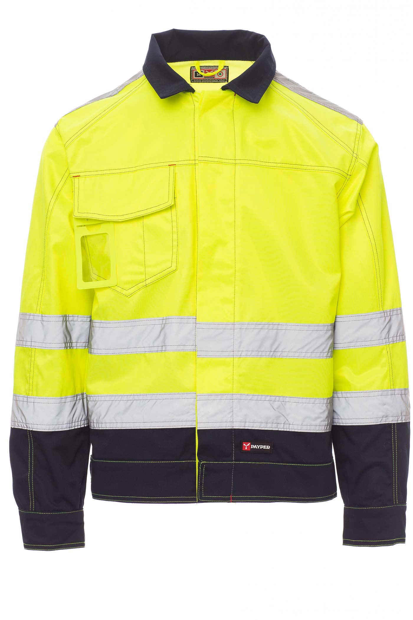 Neongelbe Warnschutzjacke