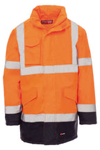 Herren Jacke mit einrollbarer Kapuze im Kragen