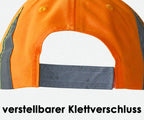 Warnschutz Cap mit Reflektionsstreifen in Gelb / Orange KX054