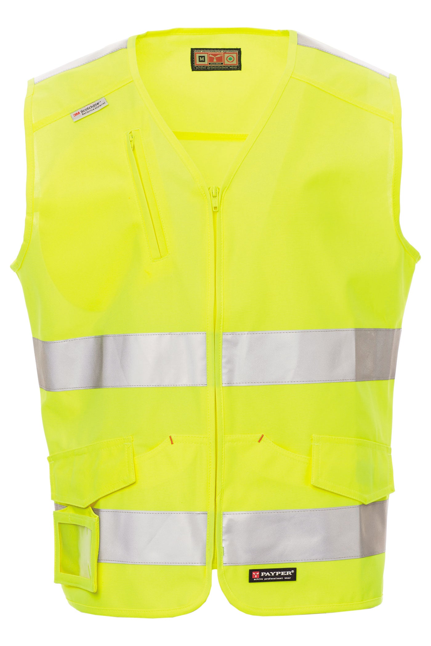 Unisex Warnweste mit Reflexstreifen