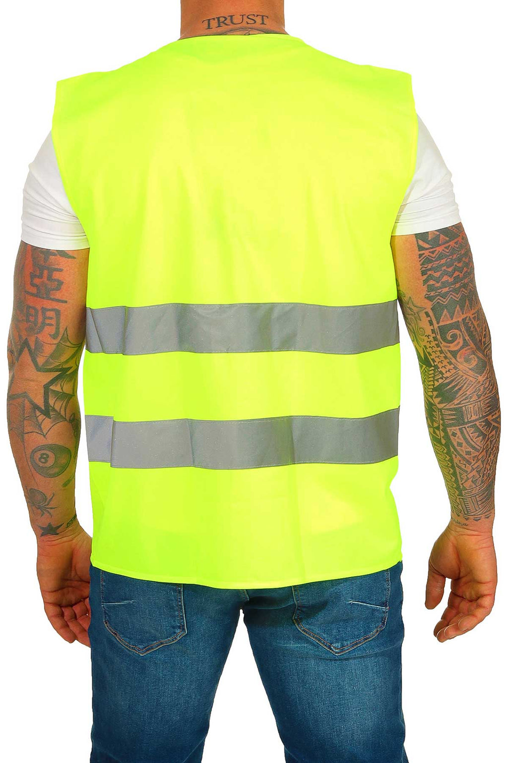 Warnweste knitterfrei waschbar EN471