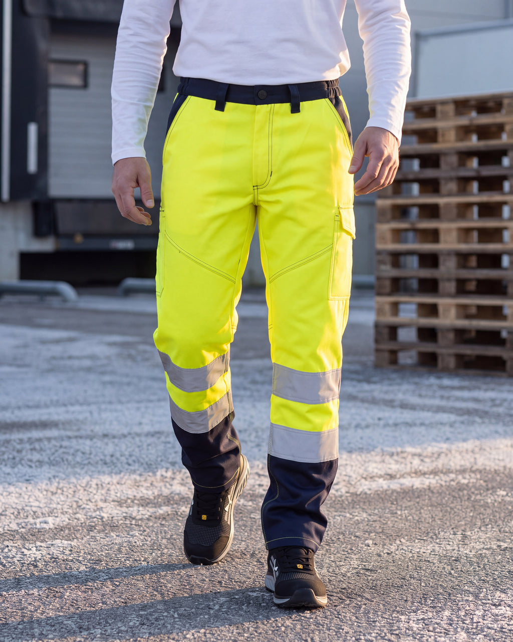 Herren Warnschutzhose Winter Charter