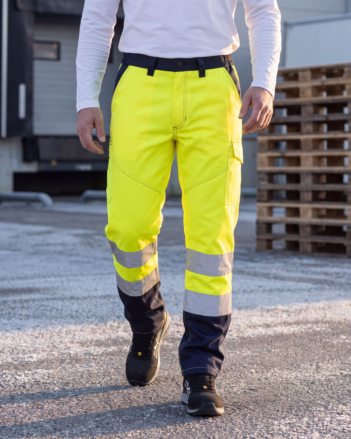 Herren Warnschutzhose Winter Charter