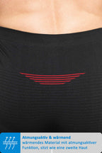 Herren Funktionsshirt langarm dick in Schwarz