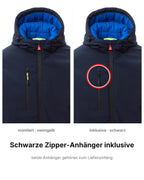 Wattierte Jacke Herren Winter Softshelljacke mit Kapuze Gale Pad