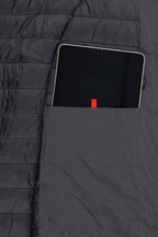 Herren Winterjacke Innentasche für Handy in Anthrazit