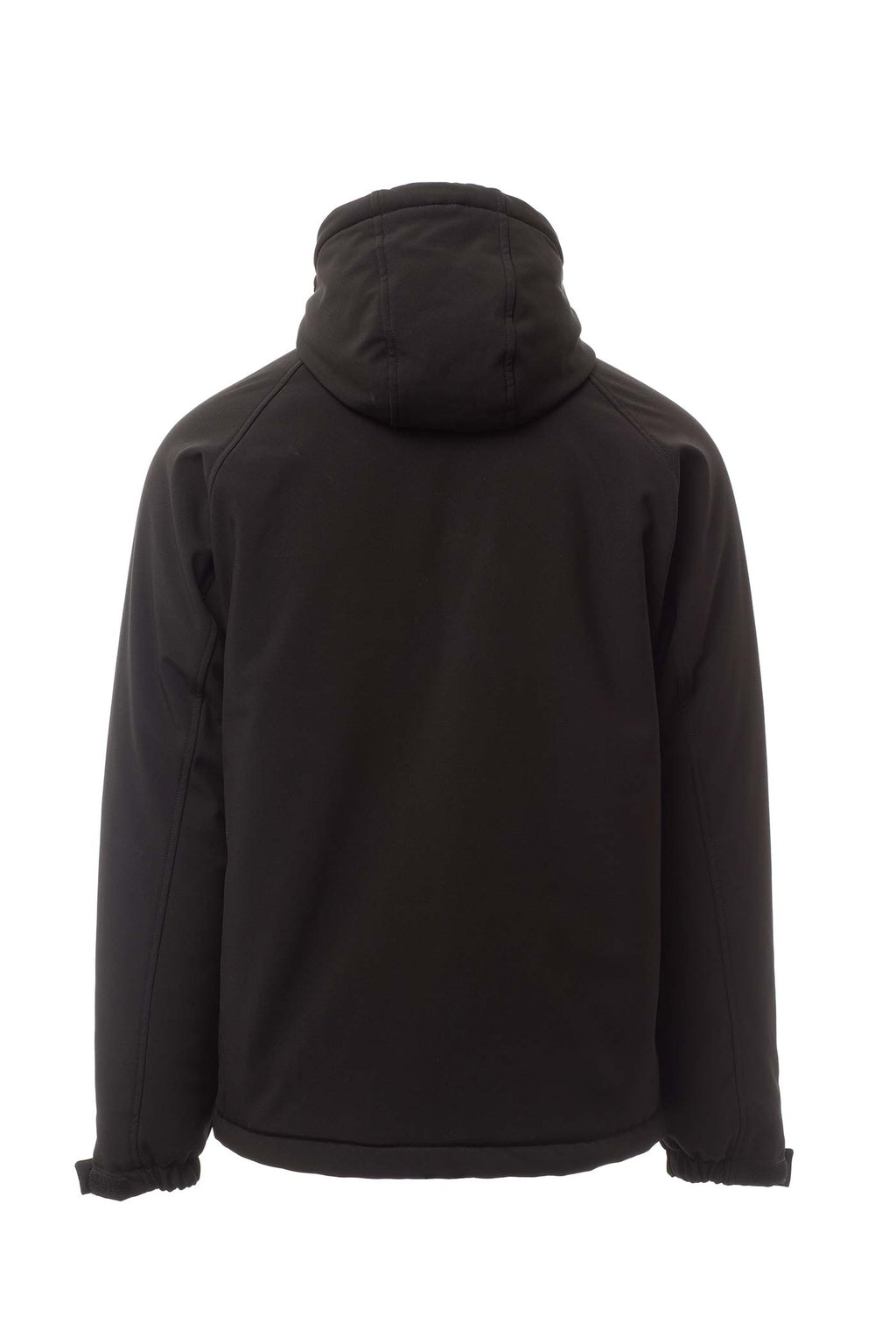 Winterjacke Herren gefüttert mit verstellbarer Taille in Schwarz