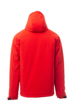 Winterjacke Herren gefüttert mit verstellbarer Taille in Rot