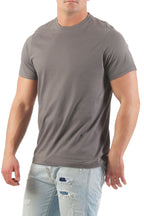 Herren Basic T-Shirt Rundhals Sunset