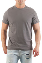 Herren Basic T-Shirt Rundhals Sunset