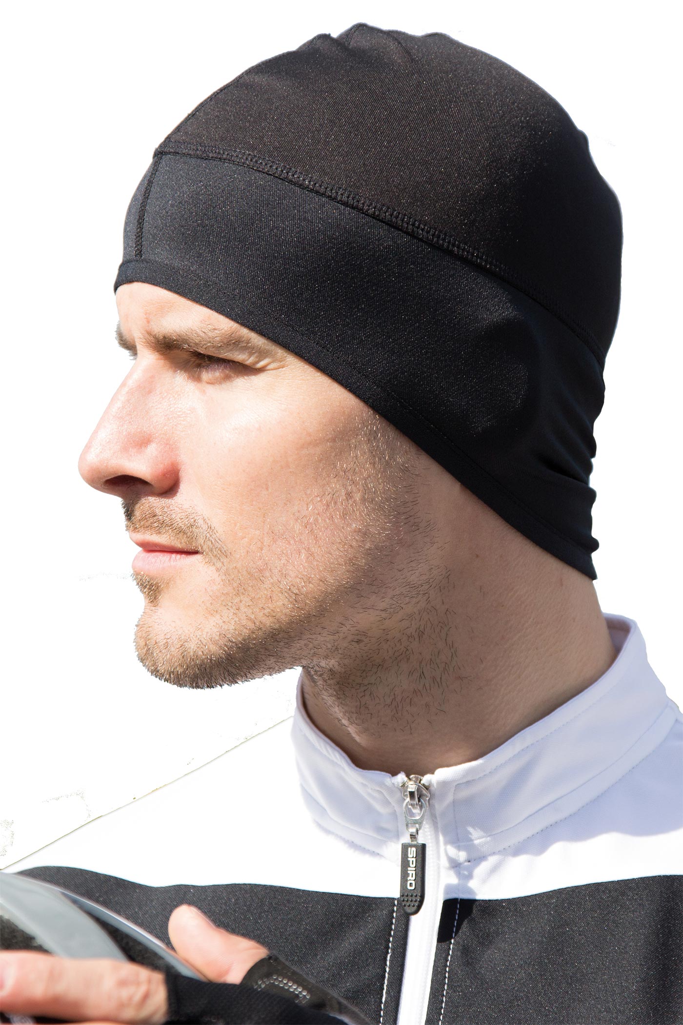 Helmmütze für unter dem Fahrradhelm, Skihelm, Motorradhelm etc.